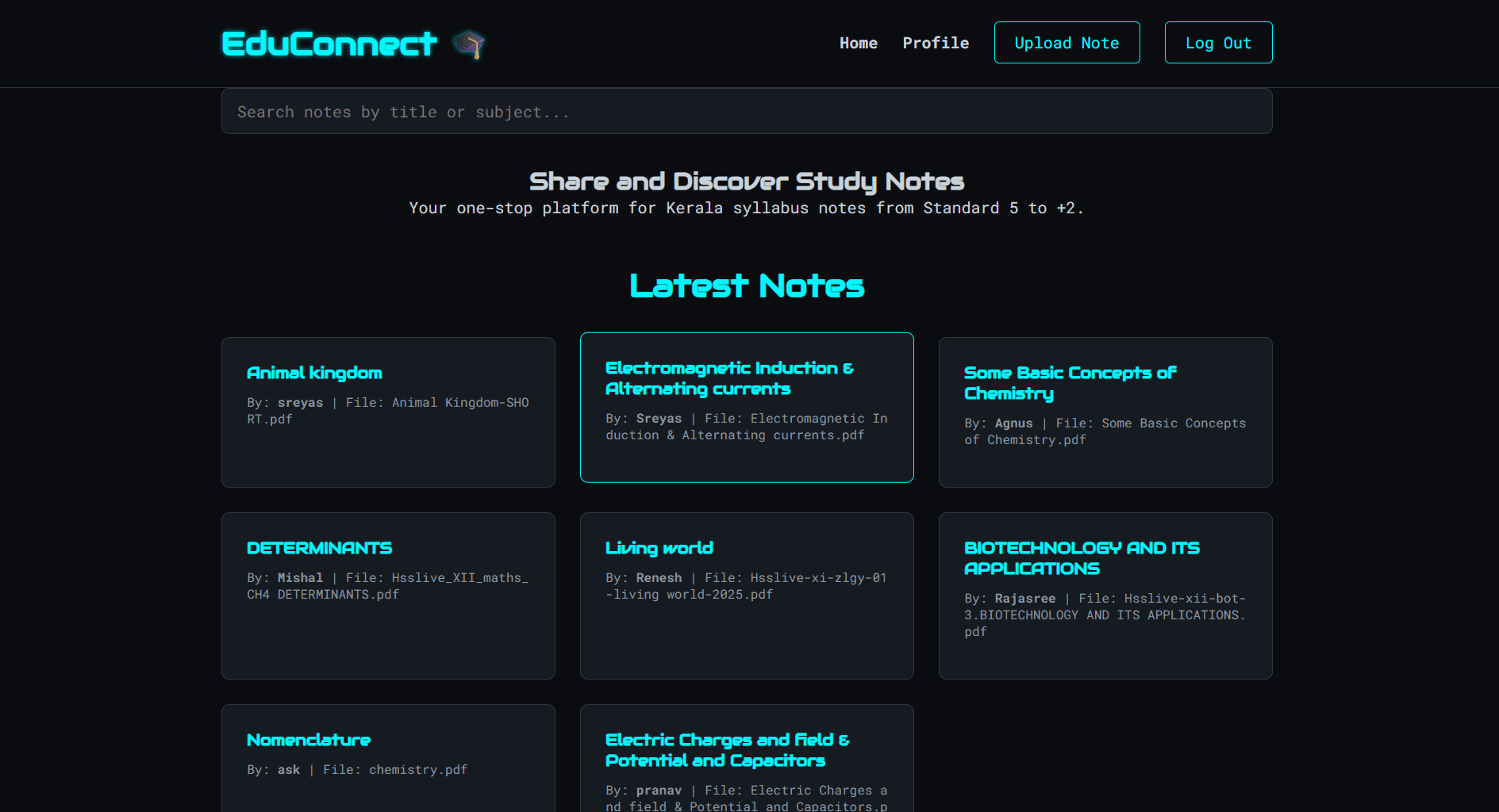 EduConnect Platform